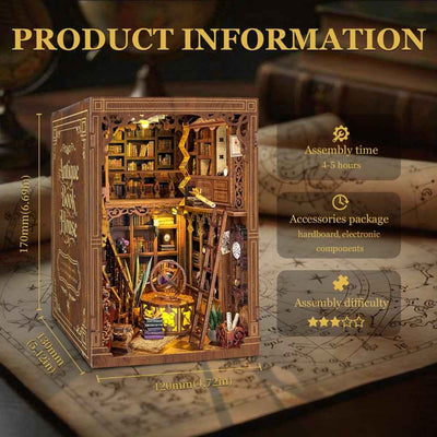 Myriad Books House DIY Book Nook Kit - ROCOXIA