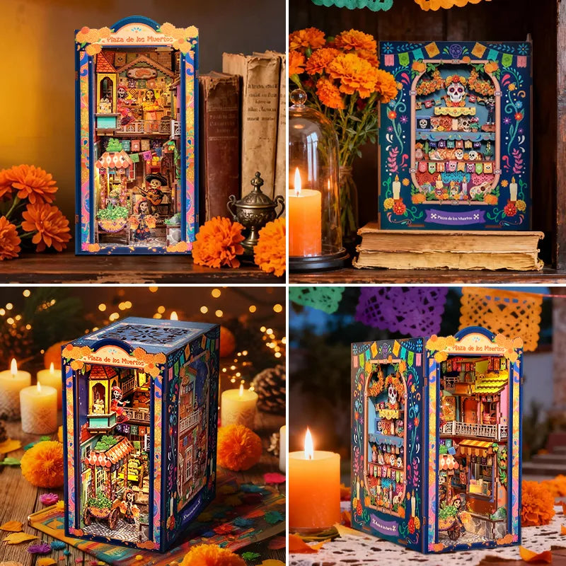 Plaza de los Muertos DIY Book Nook Kit - ROCOXIA