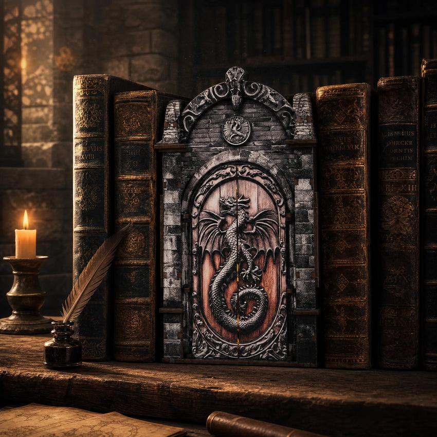 Dragon's Treasure Labyrinth DIY Book Nook Kit - ROCOXIA
