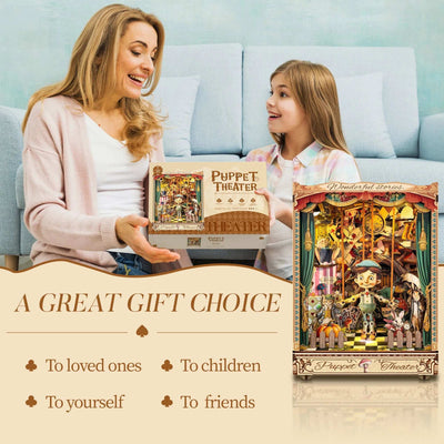 Rocoxia Puppet Theater DIY Book Nook Kit - Rocoxia