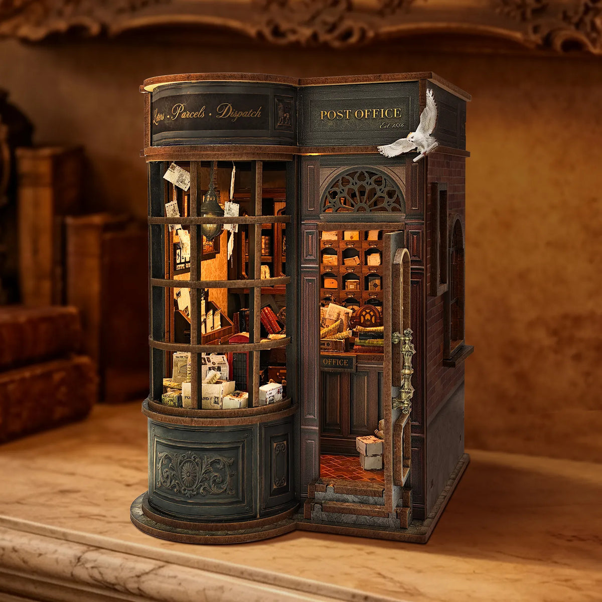 Night Owl Courier DIY Book Nook Kit - ROCOXIA