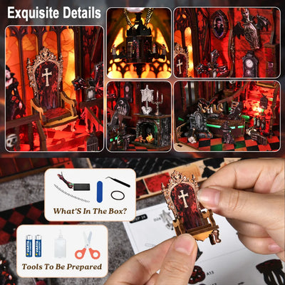 Dark Castle DIY Book Nook Kit - ROCOXIA