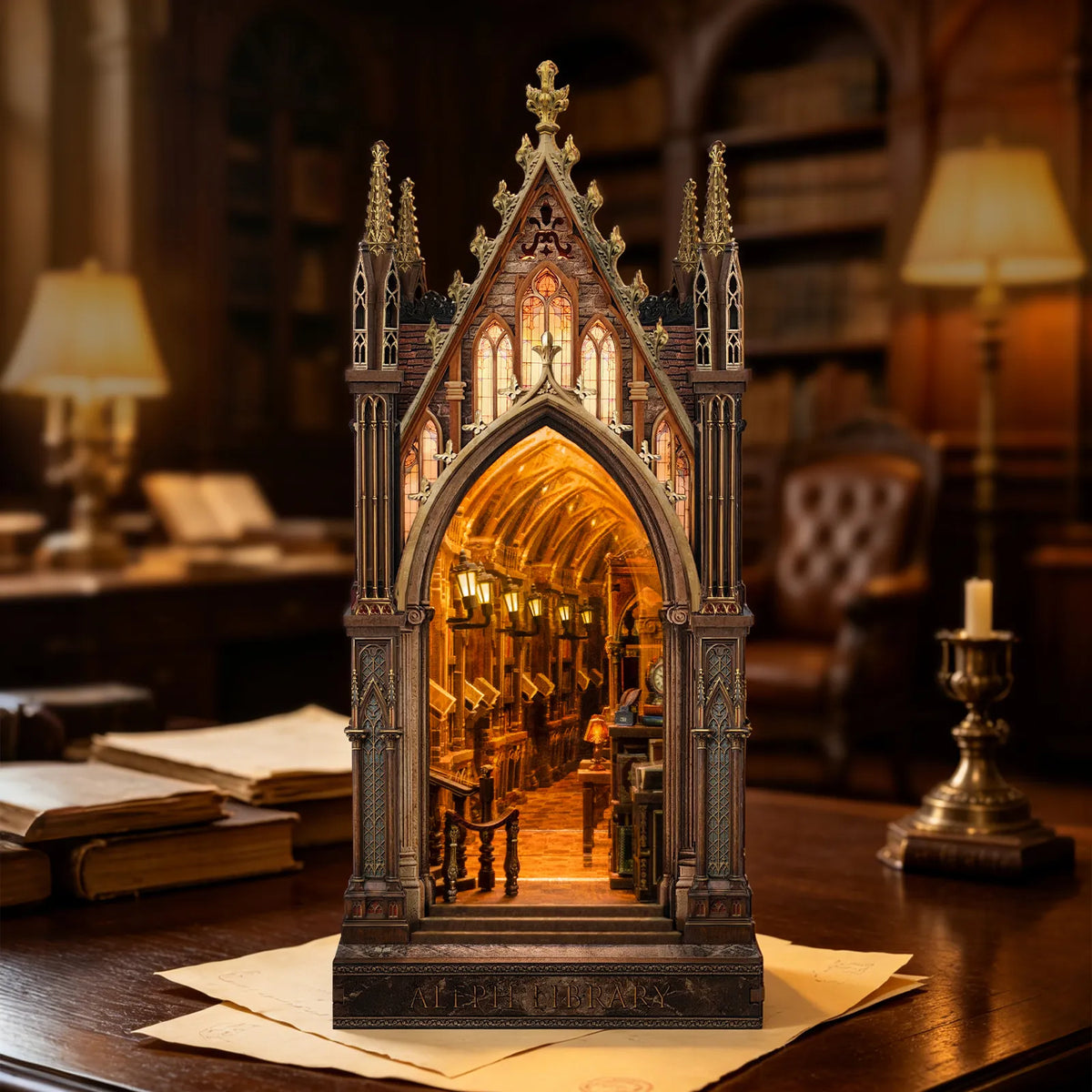 Aleph Library DIY Book Nook Kit - ROCOXIA