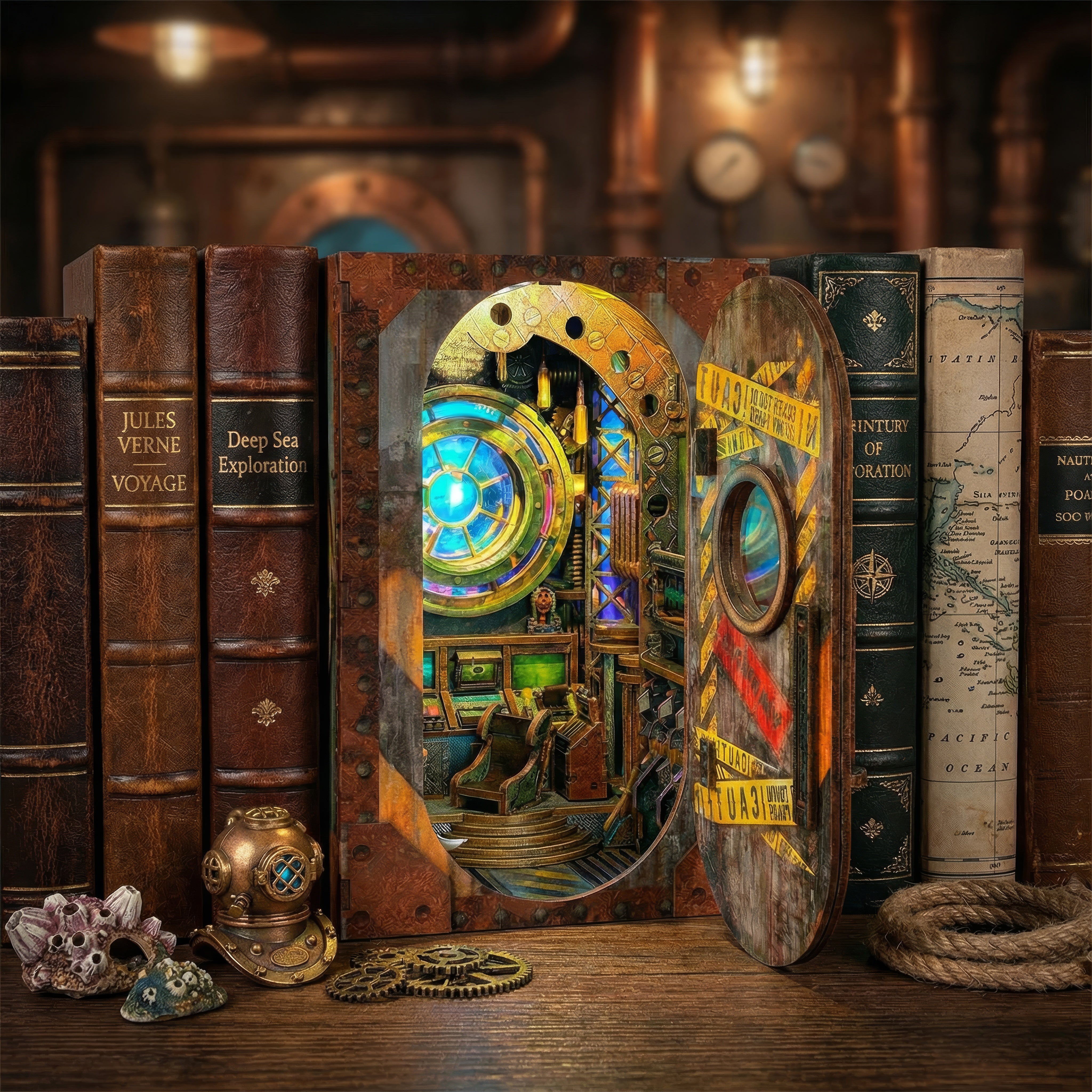 10,000 Leagues in the Deep Sea DIY Book Nook Kit