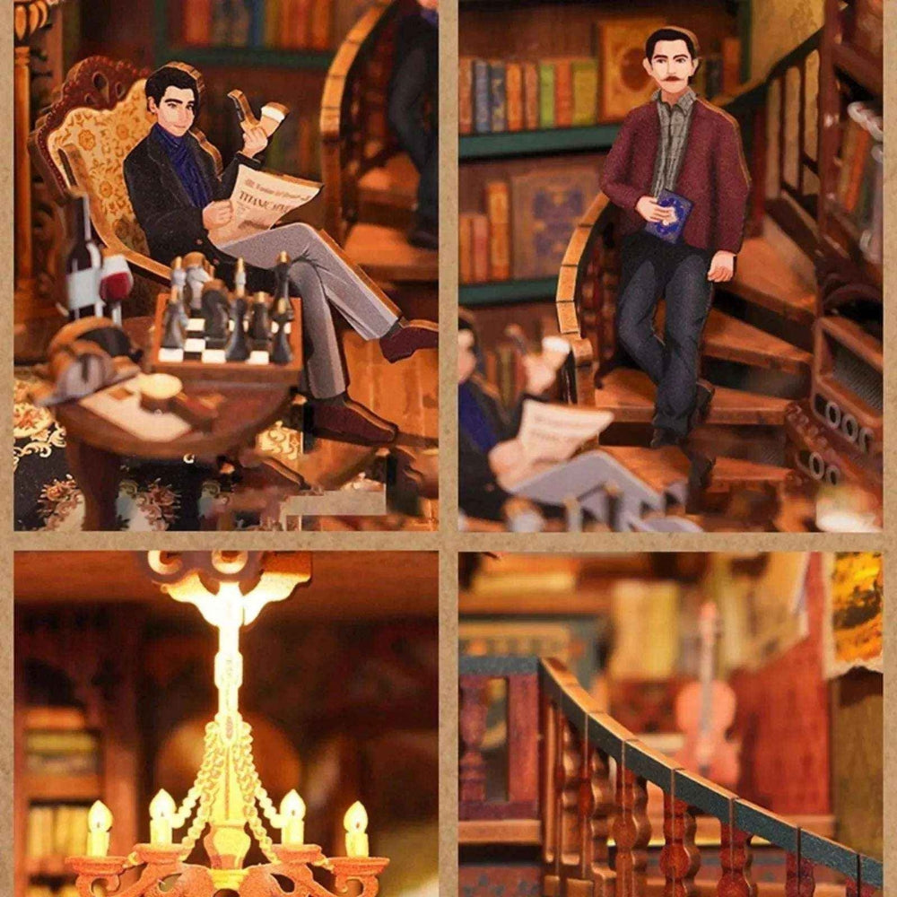 Detective Sherlock Holmes DIY Book Nook Kit - For Creative Readers - ROCOXIA