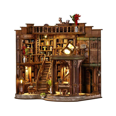 Front view of Dreamy Book Hall against a white background.
