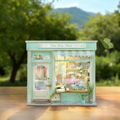 Floral Dream DIY Cottage Book Nook Kit - ROCOXIA