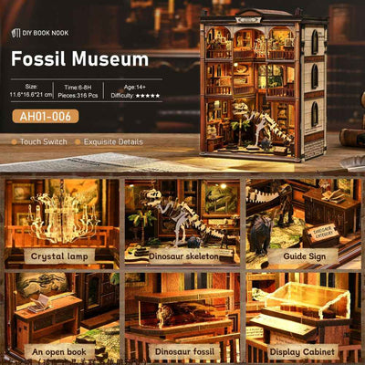 Fossil Museum DIY Book Nook Kit - ROCOXIA