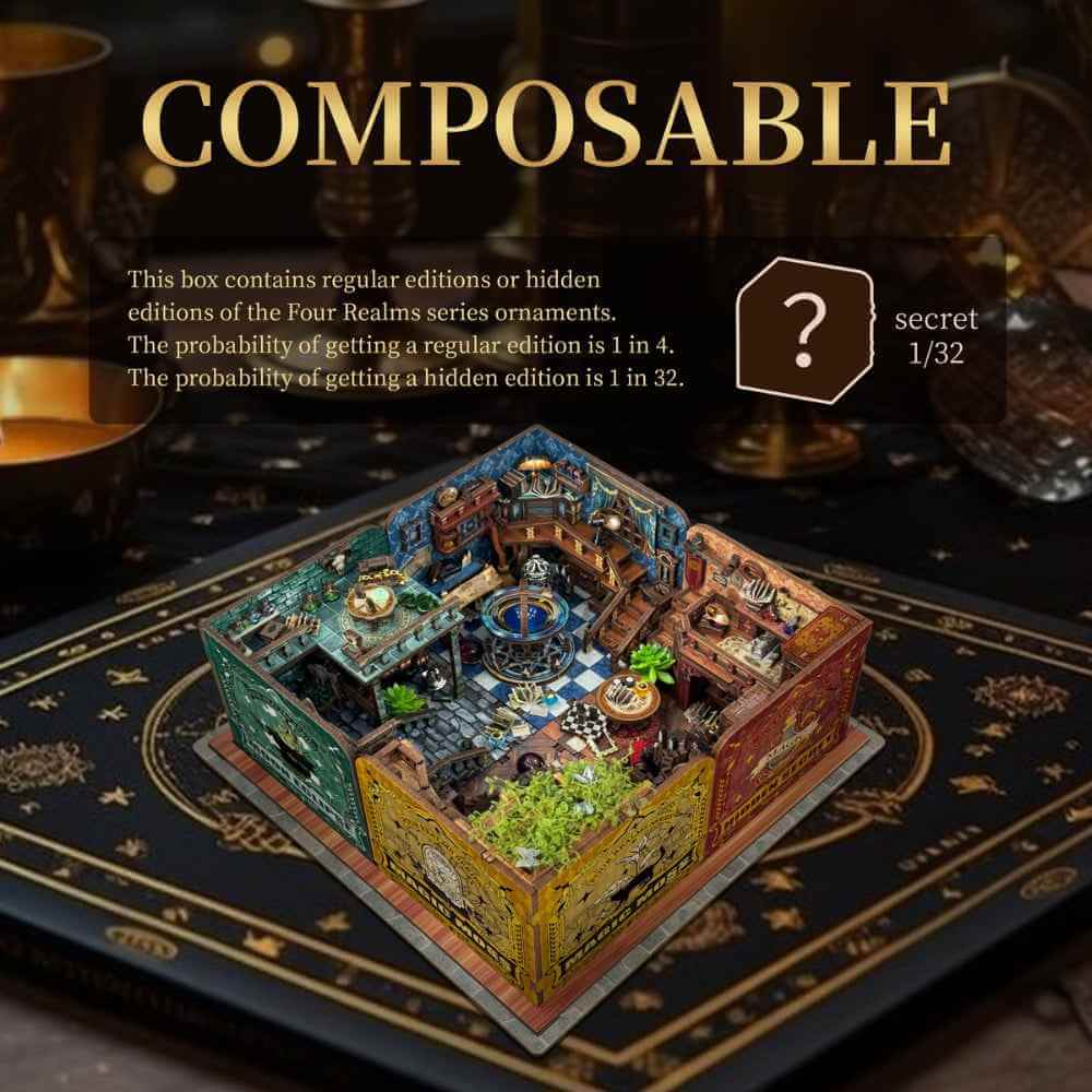 Four Realms Series DIY Three-Sided Ornament