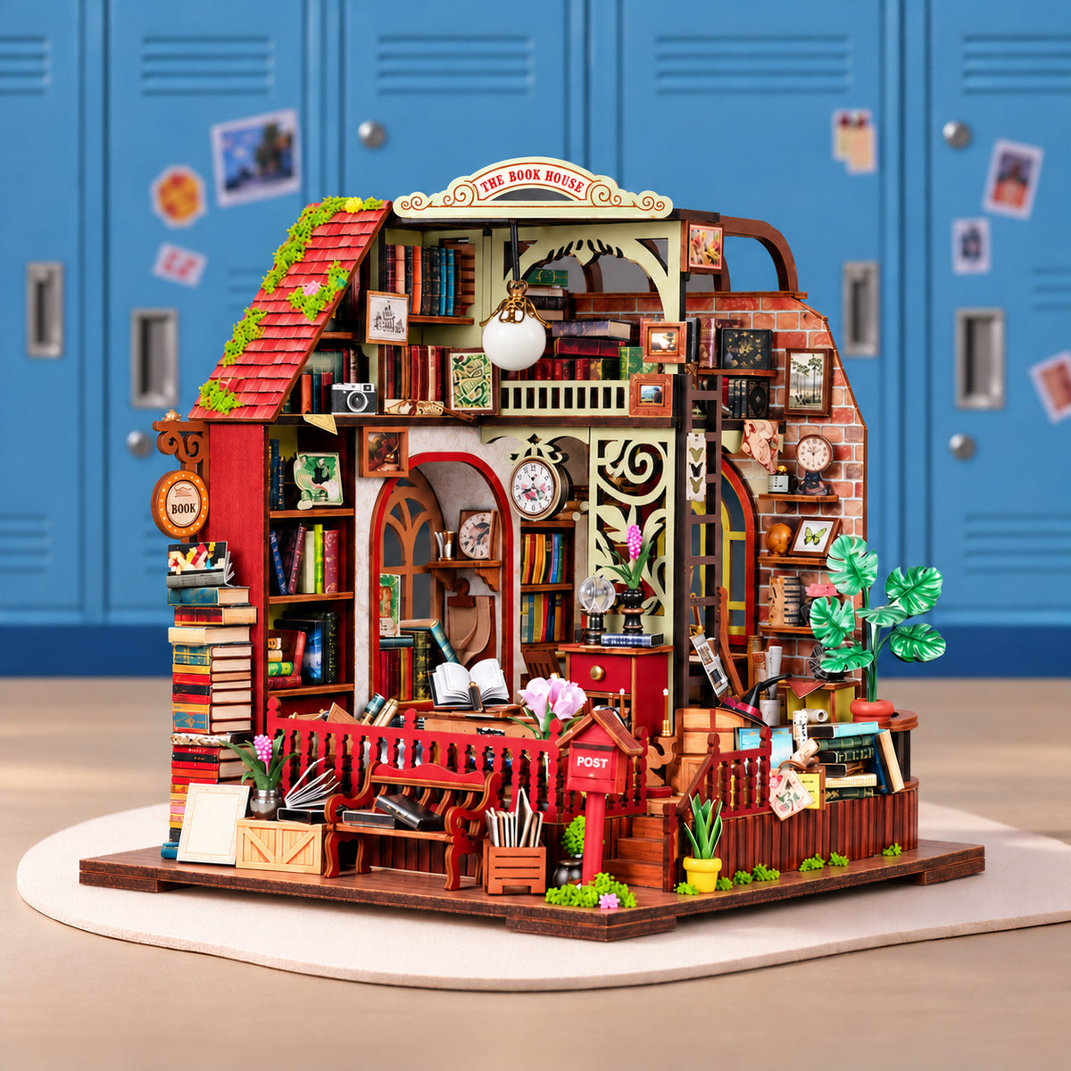 The Book House DIY Mini House Kit l DIY Miniature Kit