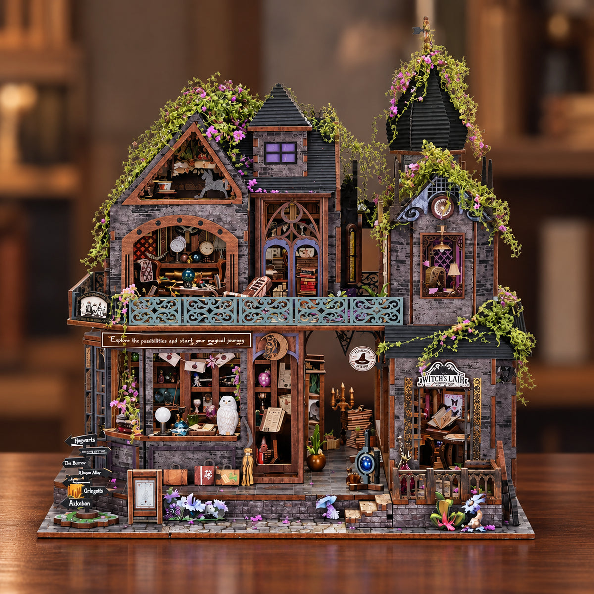 Magic Castle DIY Mini House Kit l DIY Miniature Kit