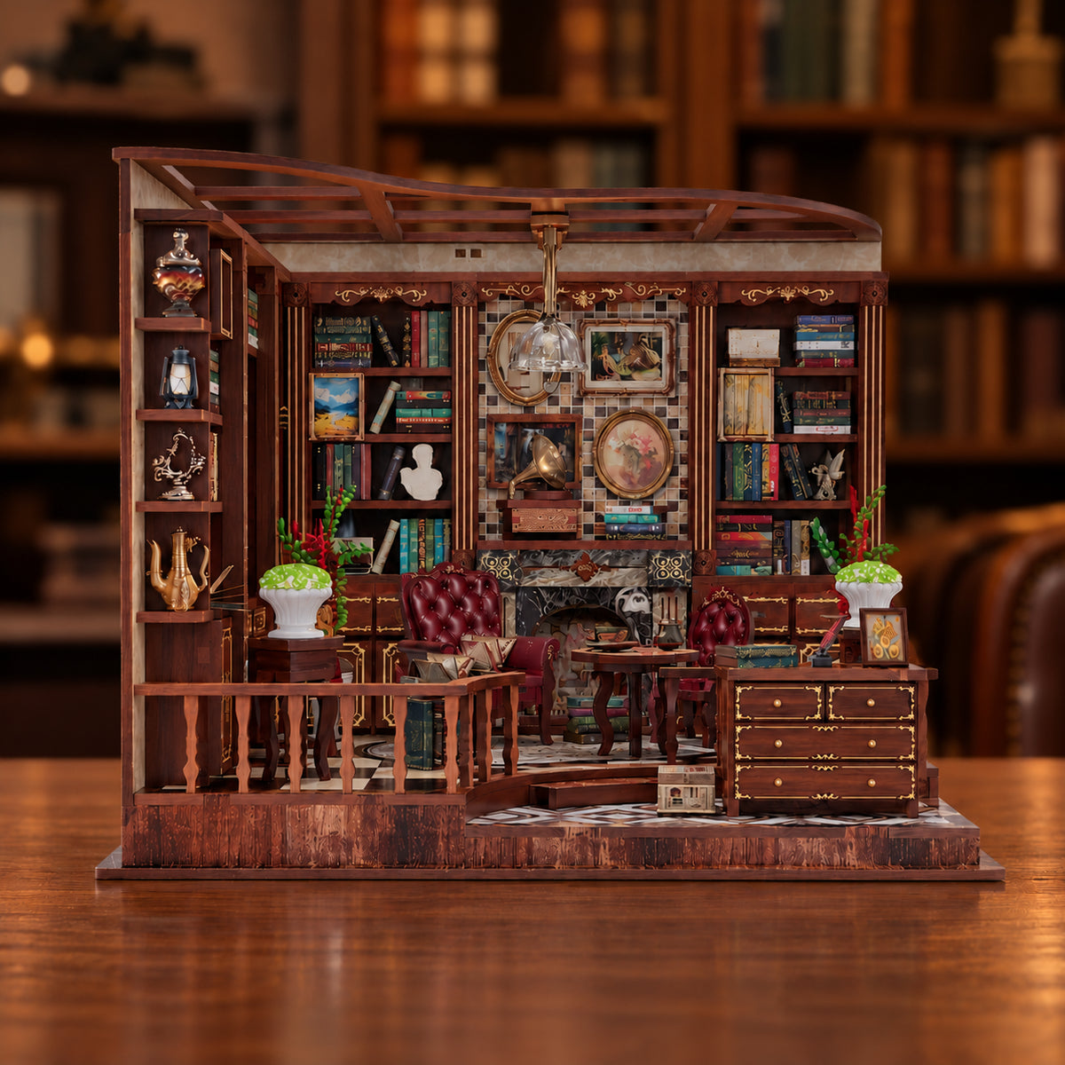 Left Bank Study DIY Mini House Kit ｜DIY Miniature Kit