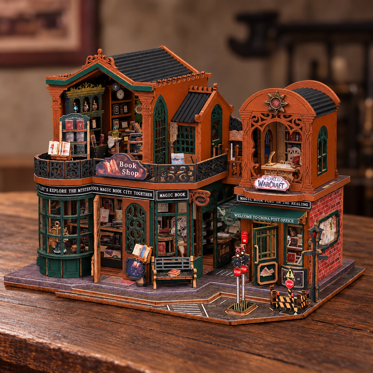 Kit Miniature DIY : La Librairie du Crépuscule