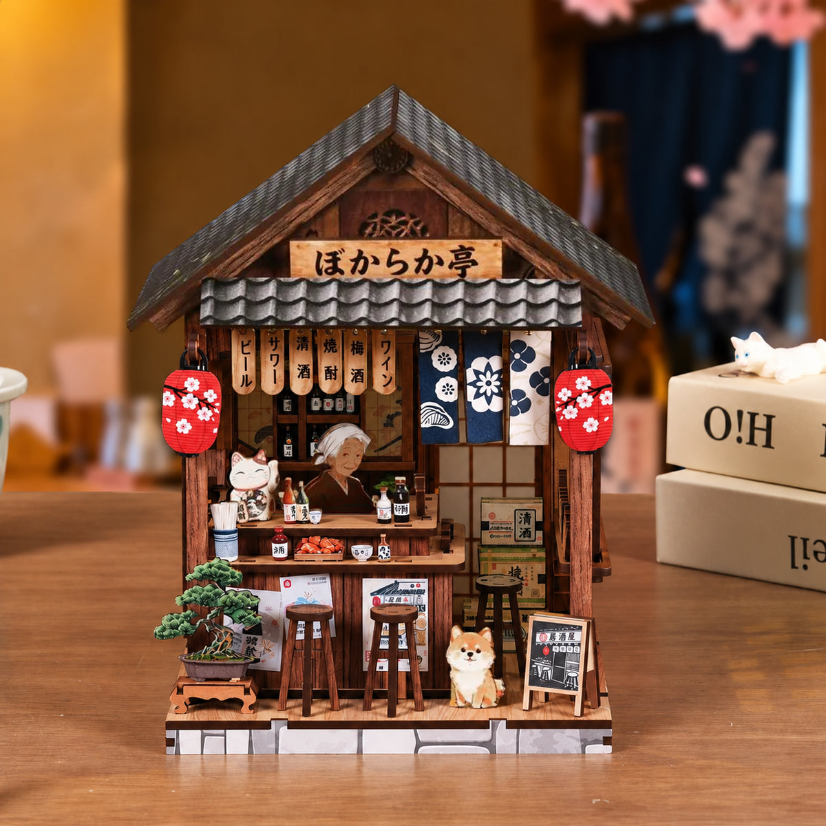 Das Mellow Pub DIY Mini-Bücherregal-Kit