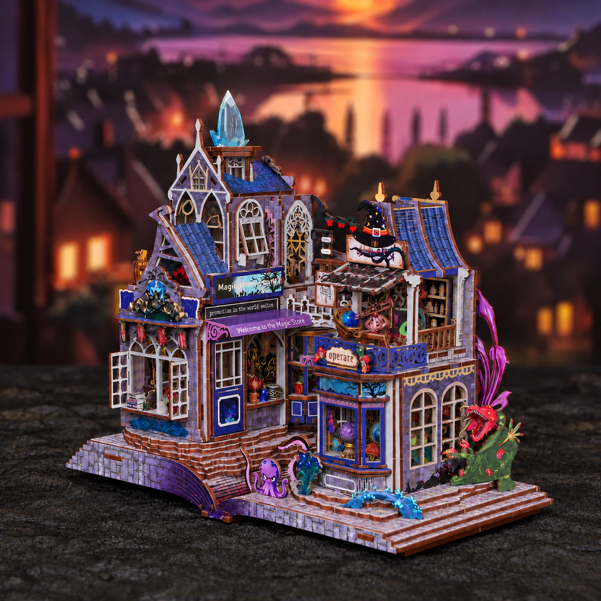 The Gate of the Secret Realm DIY Mini House Kit l DIY Miniature Kit