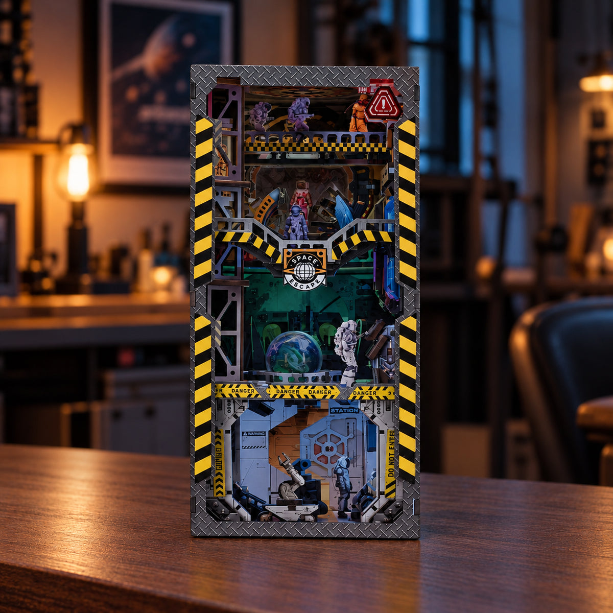 Interstellar Home: The Future Home of Mankind DIY Book Nook Kit