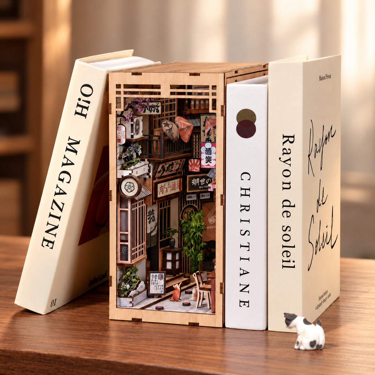 The Alley Waiting for the Cat DIY Book Nook Kit