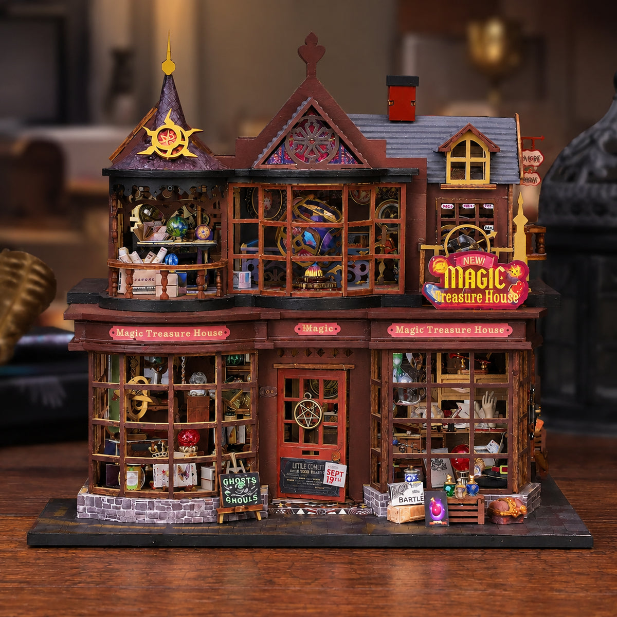 Magic Treasure House DIY Miniature Dollhouse Kit