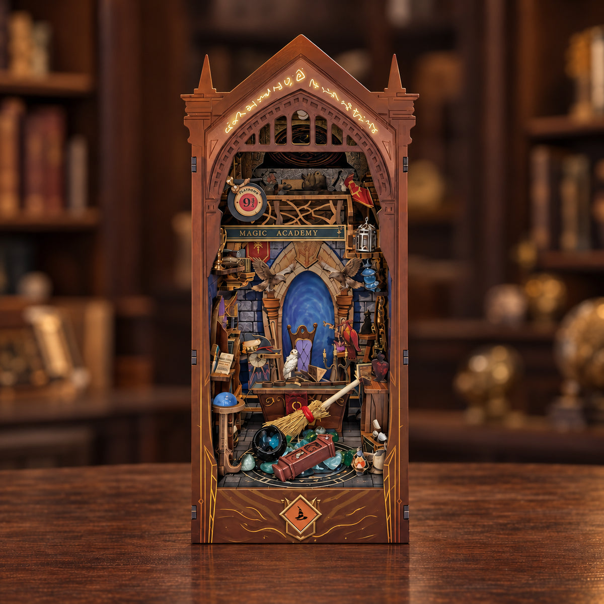 Kit de serre-livres miniature DIY "Académie de Magie"