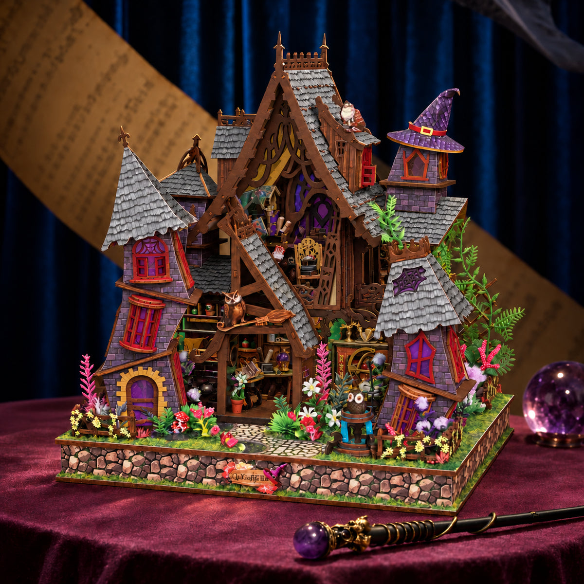 Strange Castle DIY Mini House Kit l DIY Miniature Kit