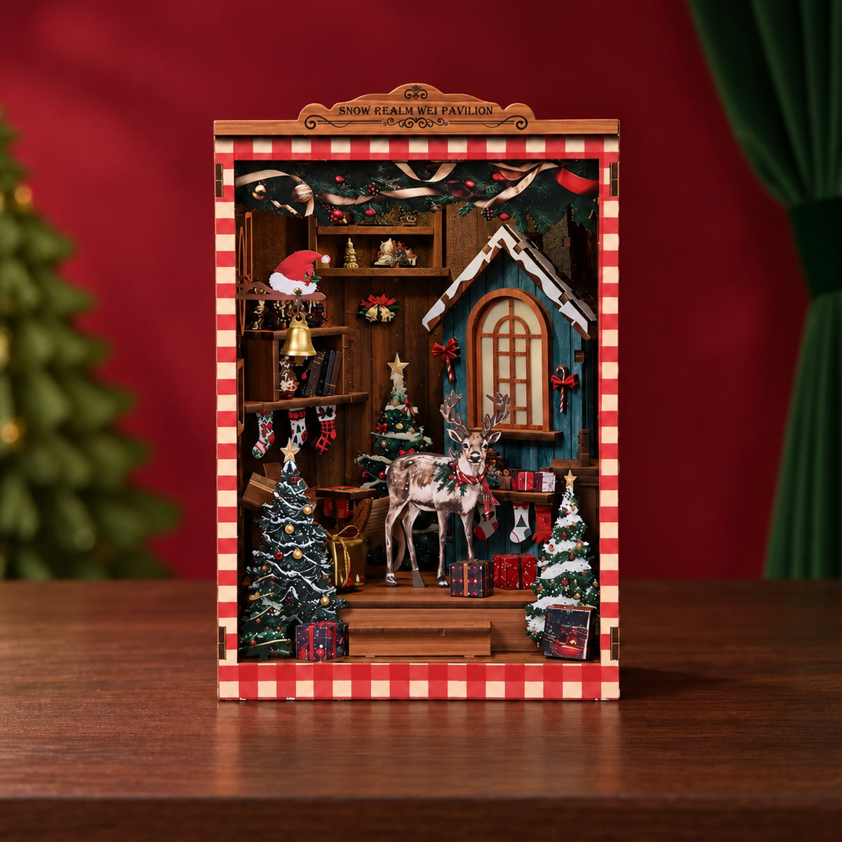 Snow Realm Wei Pavilion DIY Book Nook Kit