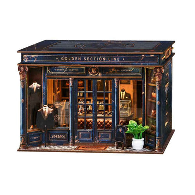 Golden Section Line DIY Mini House Kit l DIY Miniature Kit - ROCOXIA