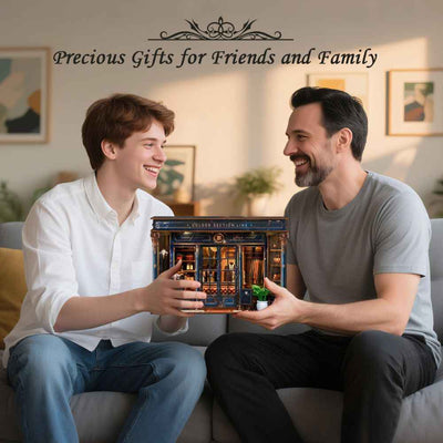Golden Section Line DIY Mini House Kit l DIY Miniature Kit - ROCOXIA