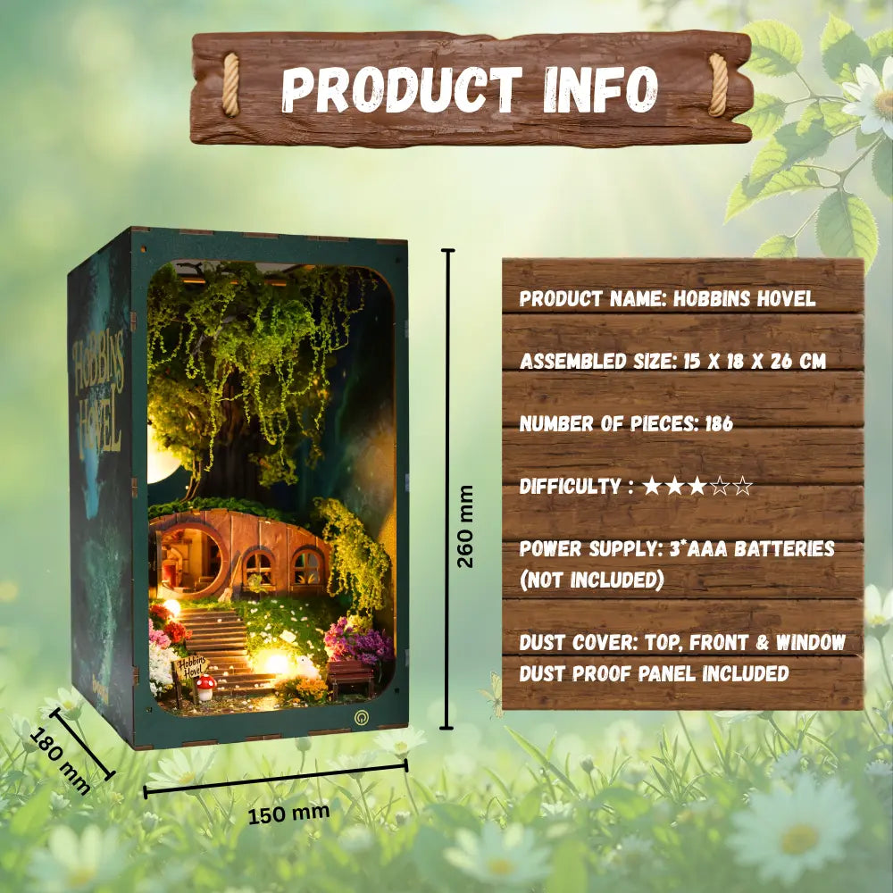 [Précommande] Kit de diorama Hobbins Hovel à monter soi-même