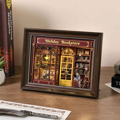 Holiday Bookstore DIY Book Nook Kit - ROCOXIA