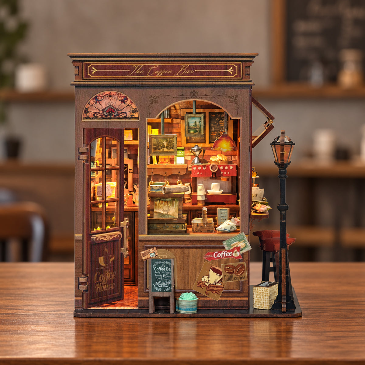 Morning Mist Café DIY Book Nook Kit
