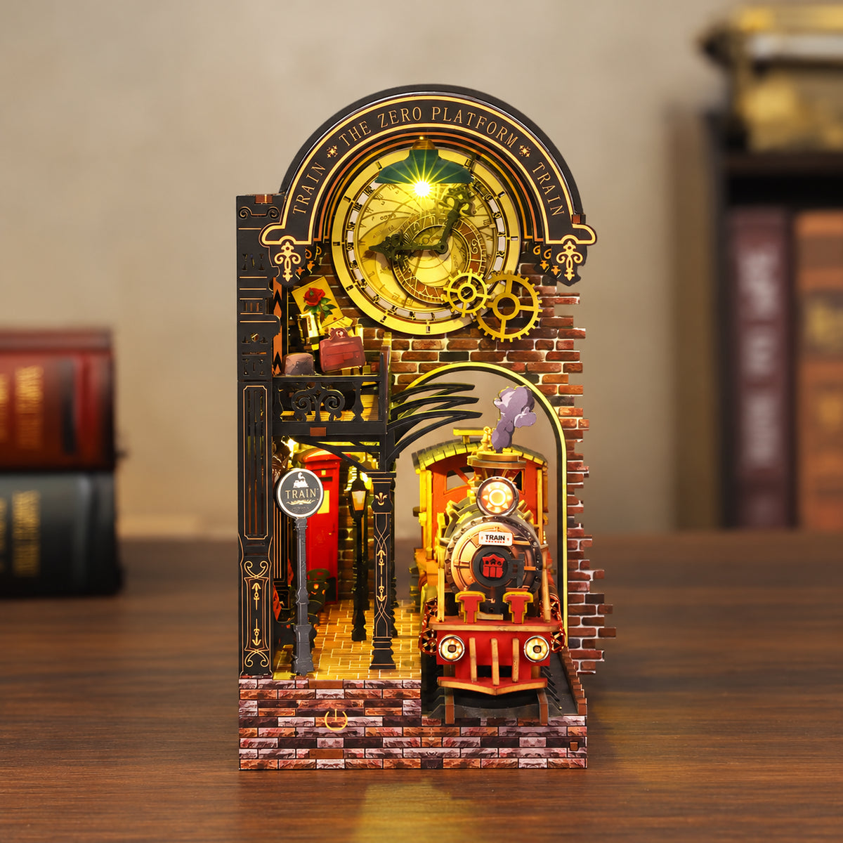 Kit de diorama de livre à faire soi-même Zero Platform - Créez la gare d'où partent les rêves