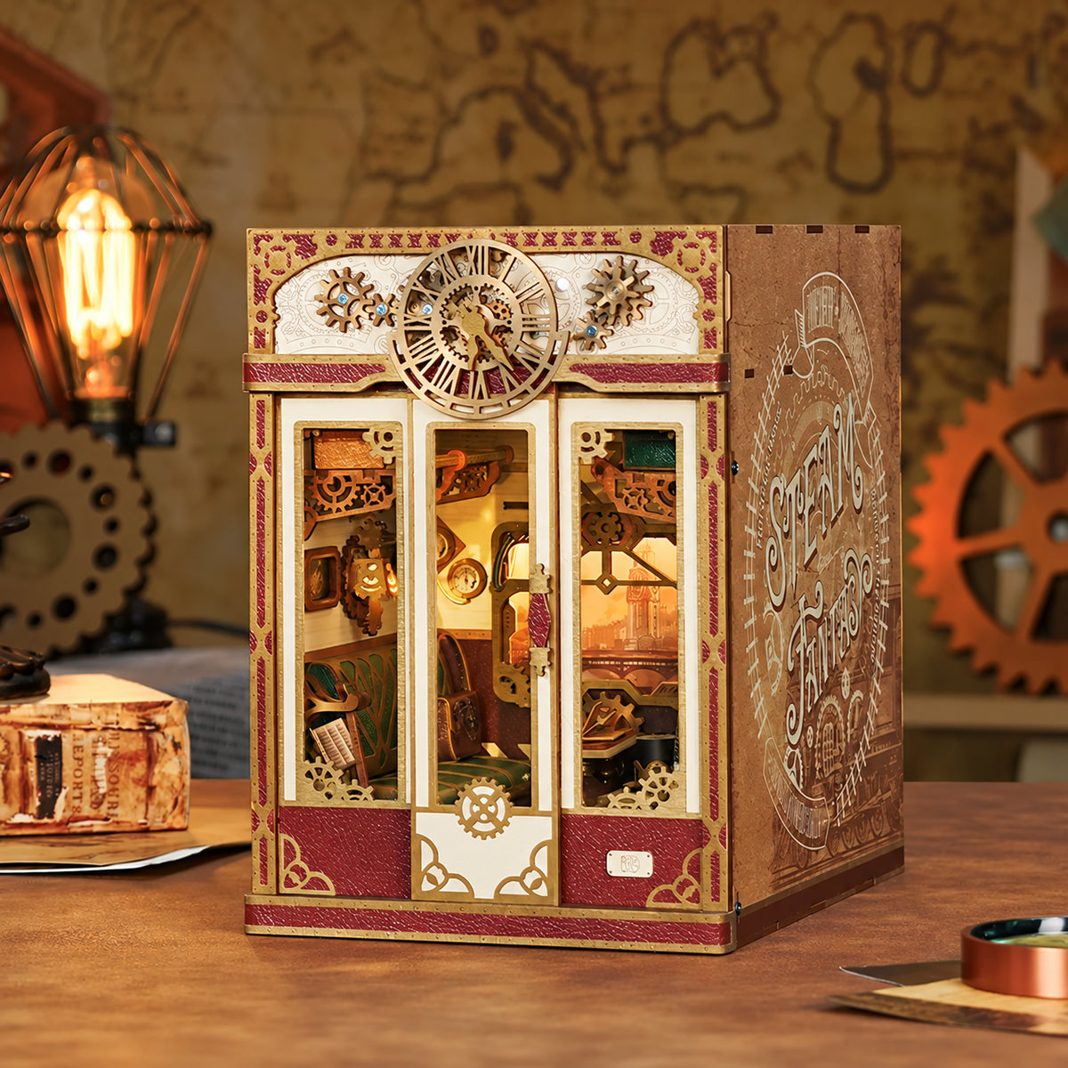 Série de Cabines de Train – Kit de Diorama à Monter Soi-même Scène Animée Vapeur Fantastique