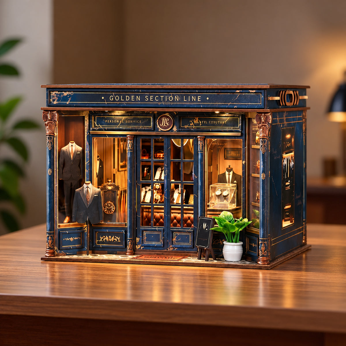 Golden Section Line DIY Mini House Kit l DIY Miniature Kit