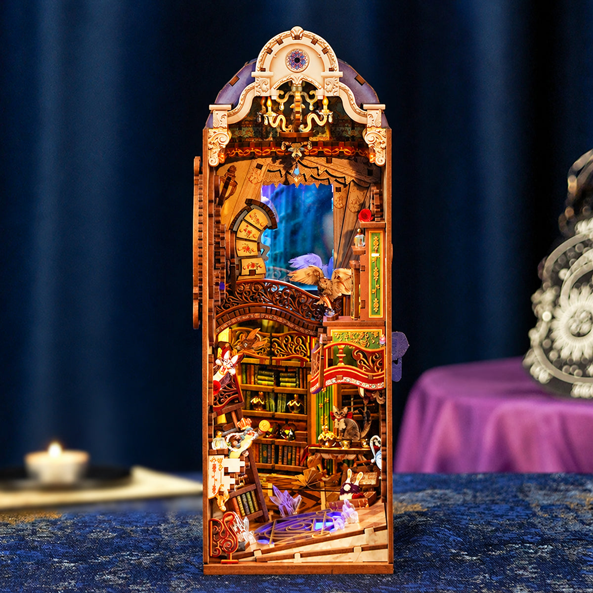 Kit de diorama bibliothèque magique