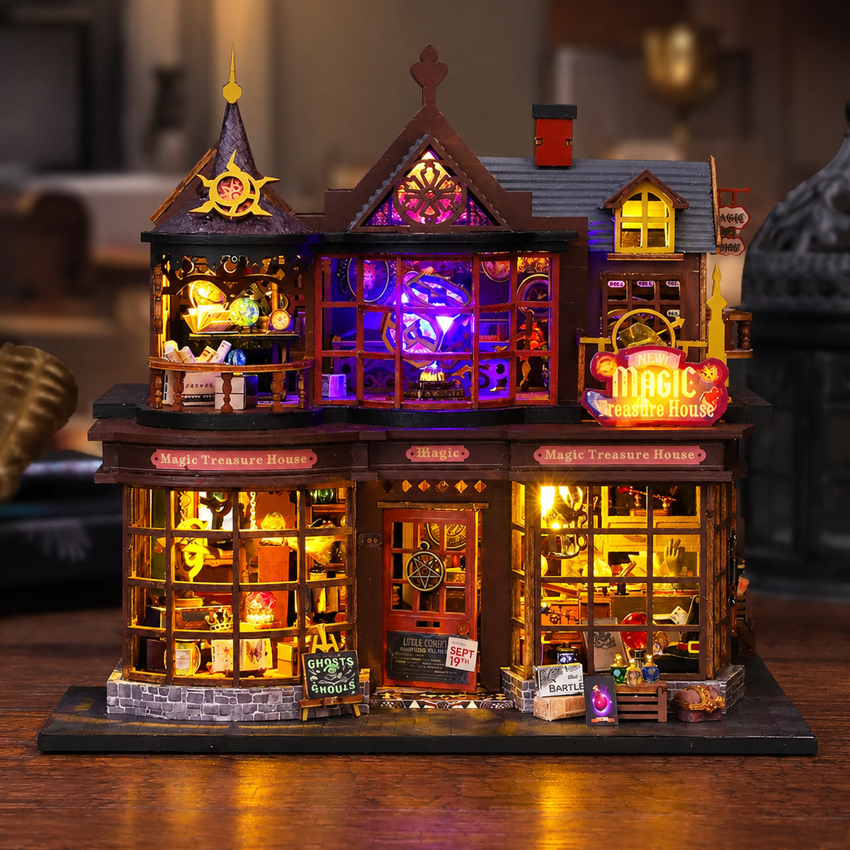 Magic Treasure House DIY Miniature Dollhouse Kit