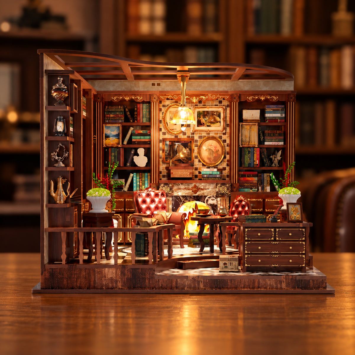 Left Bank Study DIY Mini House Kit ｜DIY Miniature Kit
