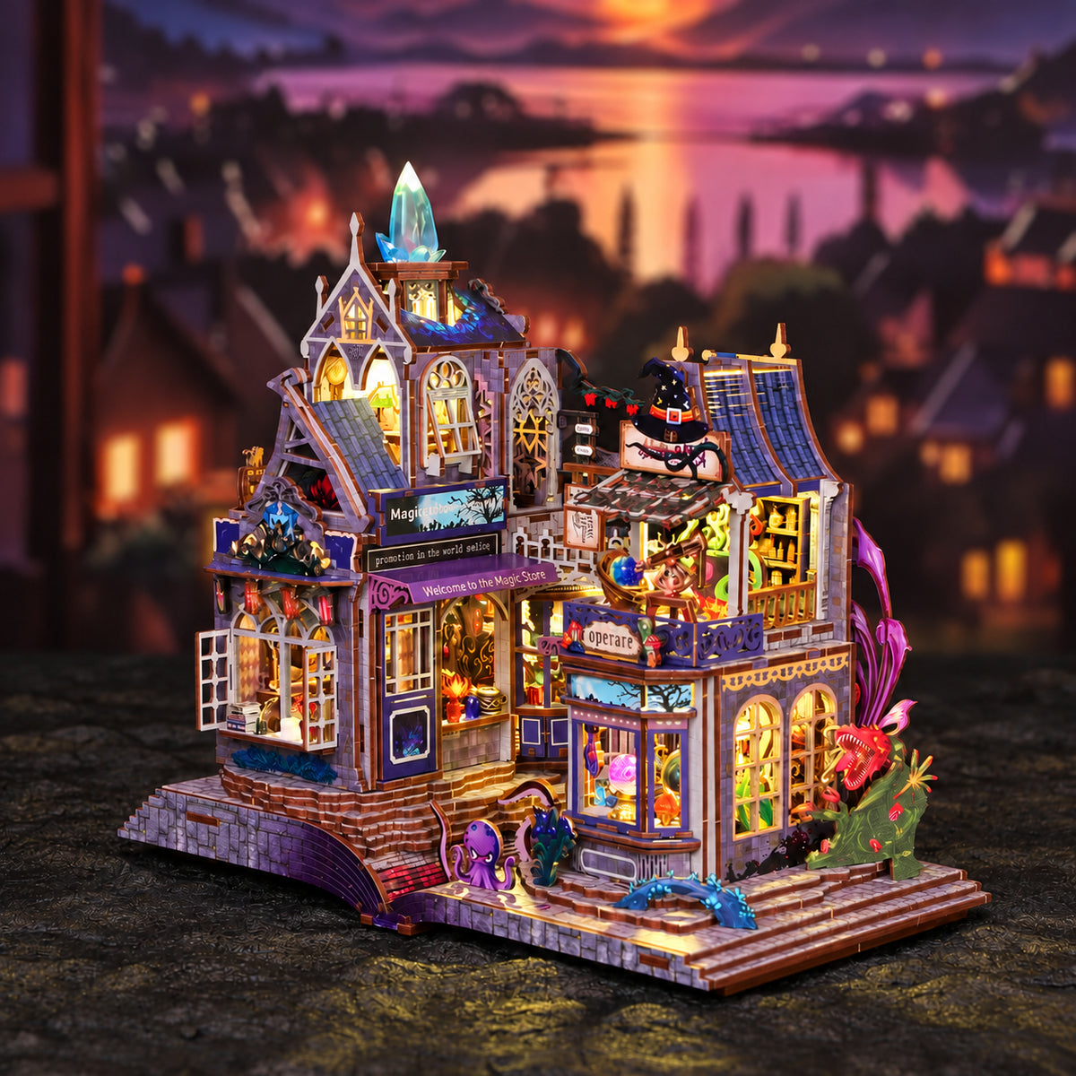 The Gate of the Secret Realm DIY Mini House Kit l DIY Miniature Kit