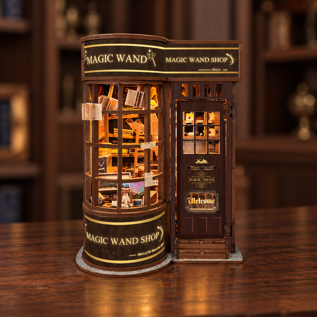 Kit de serre-livres DIY "Boutique de Baguettes Magiques"