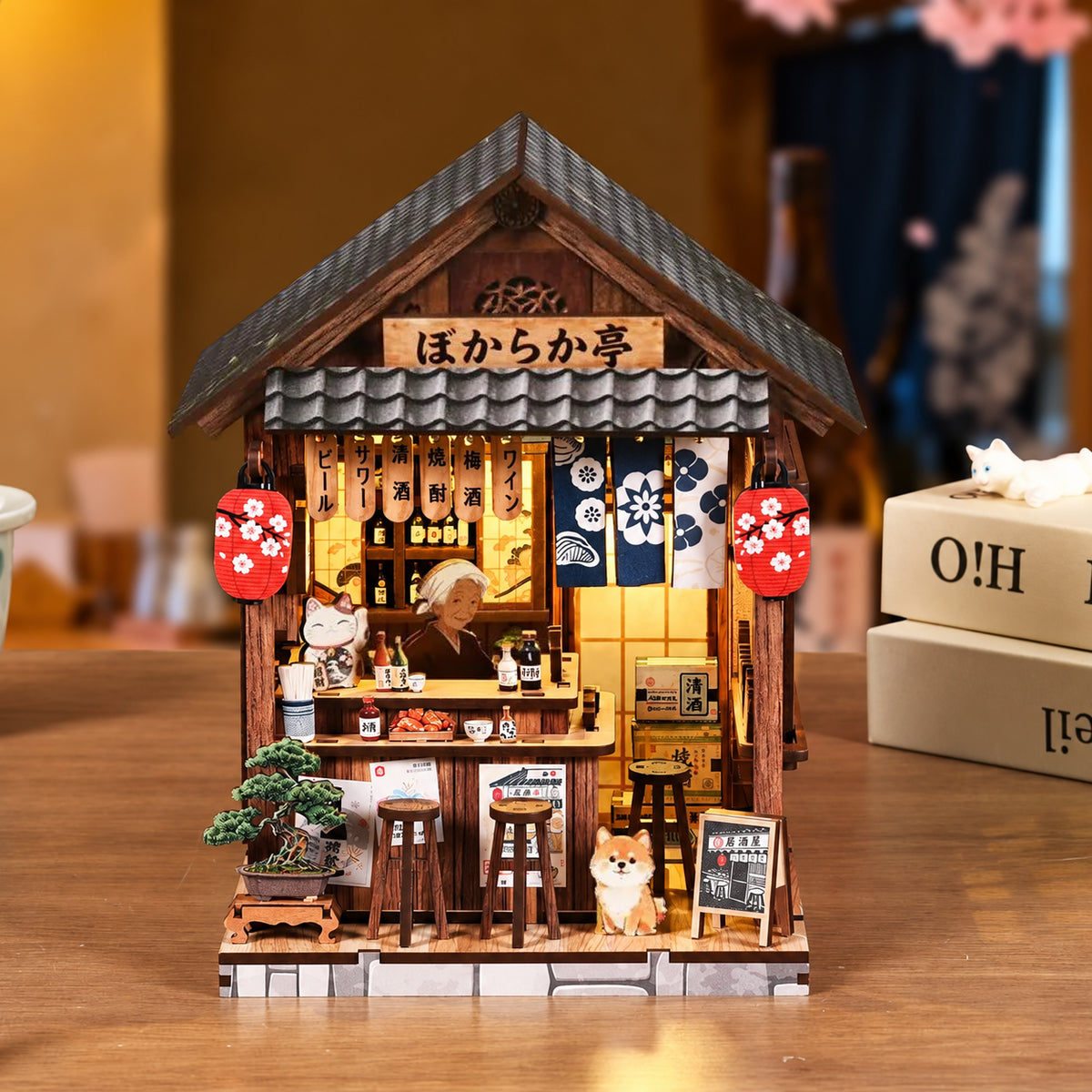 Das Mellow Pub DIY Mini-Bücherregal-Kit