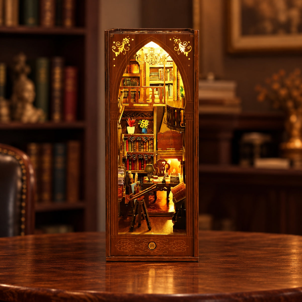 Kit de diorama bibliothèque DIY