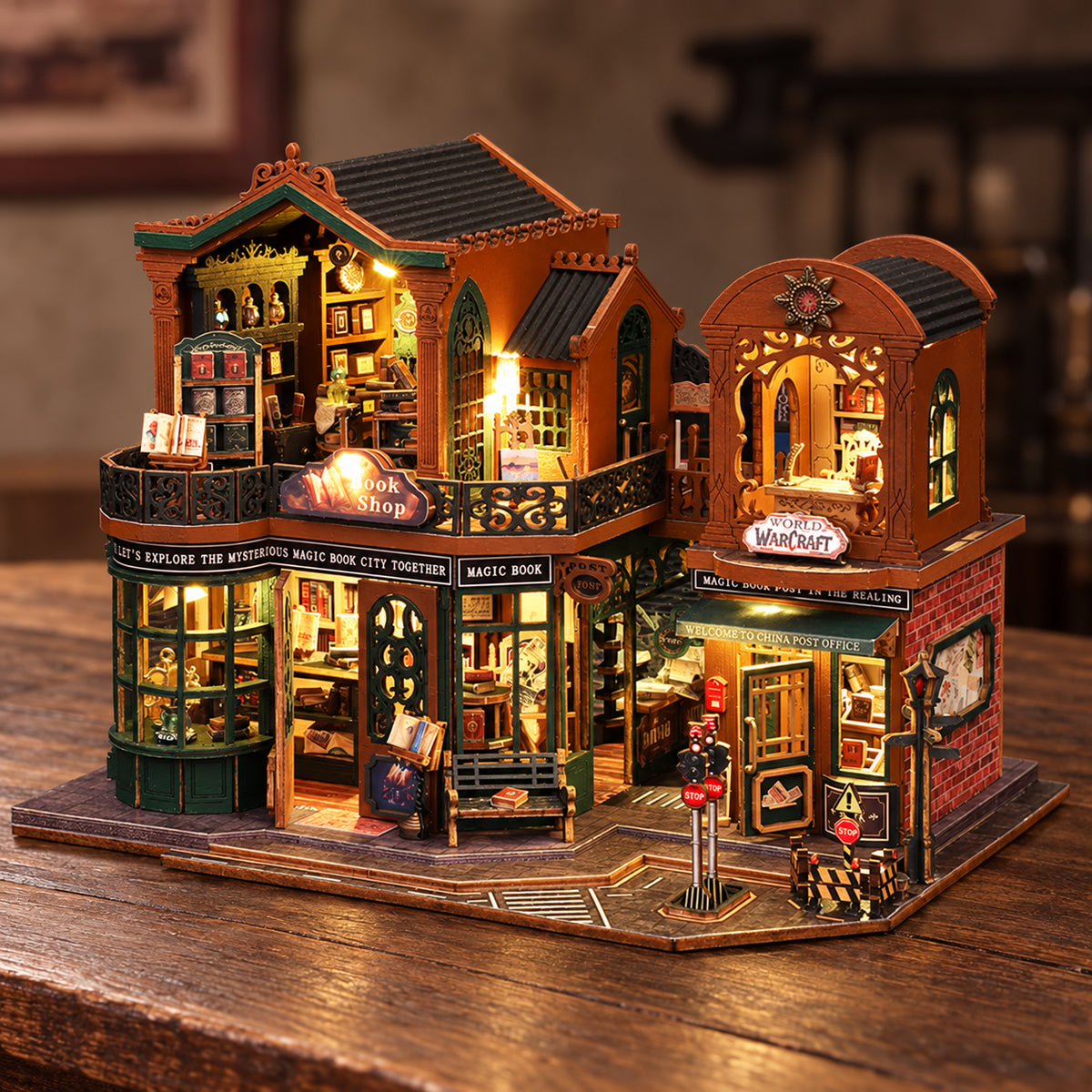 Kit Miniature DIY : La Librairie du Crépuscule