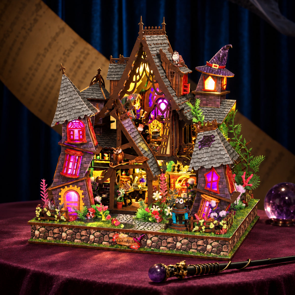 Strange Castle DIY Mini House Kit l DIY Miniature Kit