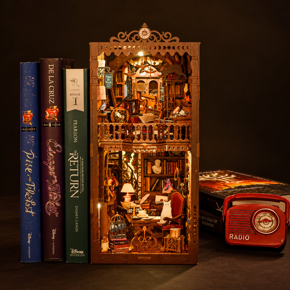 Kit de diorama "Bibliothèque Merveilleuse"