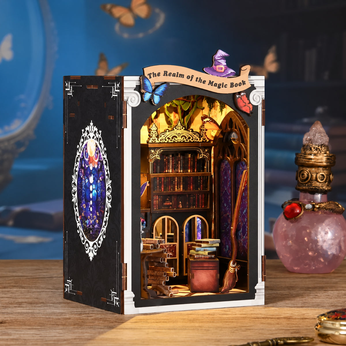 The Realm of the Magic Book DIY Book Nook Kit