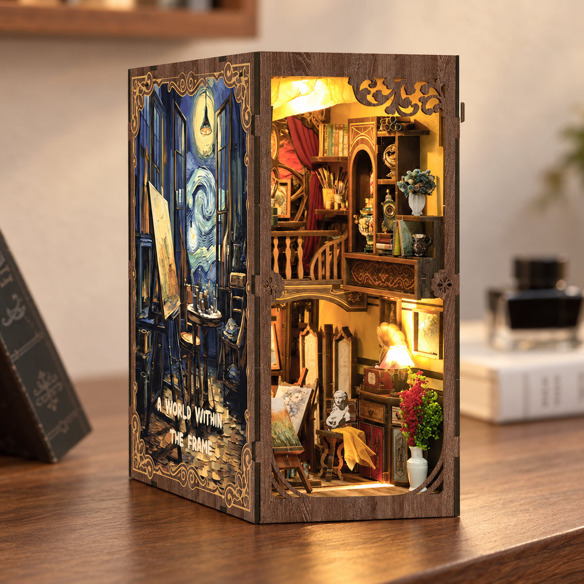 Whispers of Starlit Frames DIY Book Nook Kit