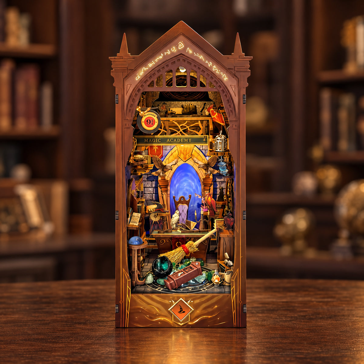 Kit de serre-livres miniature DIY "Académie de Magie"