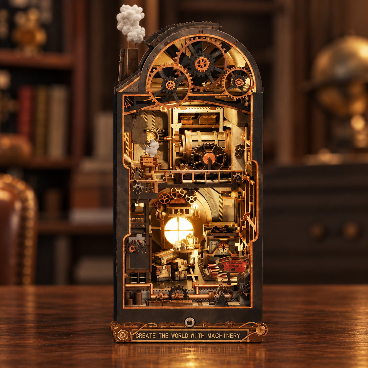 Kit de diorama en bois "Rêves mécaniques"