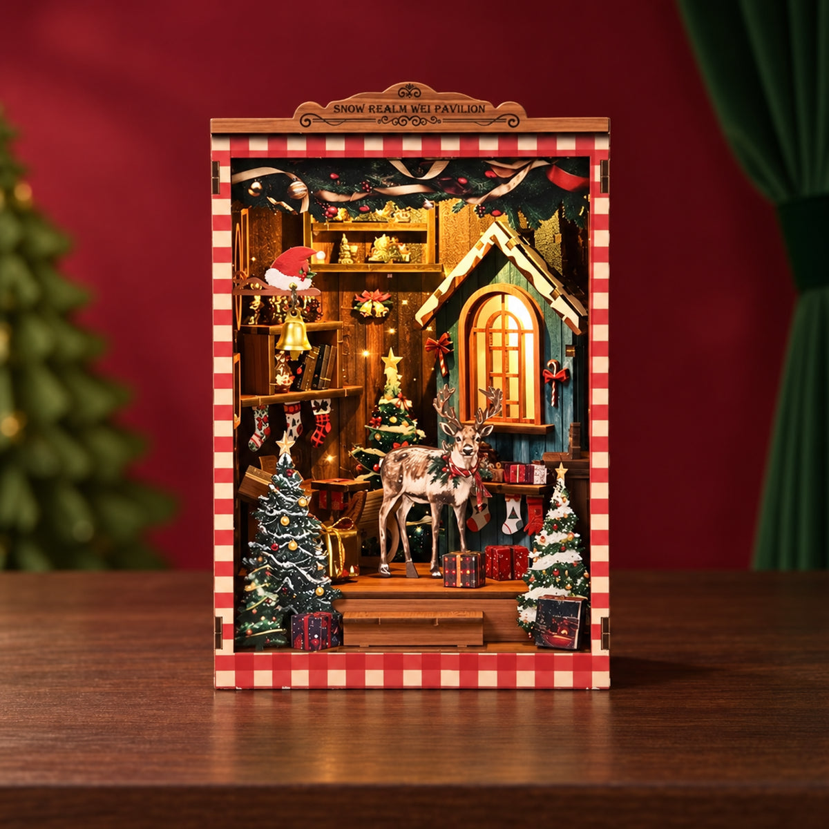 Snow Realm Wei Pavilion DIY Book Nook Kit