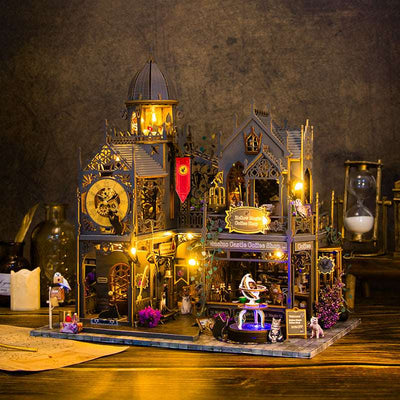 Hollow Magic Coffee Shop DIY Miniature Kit - ROCOXIA