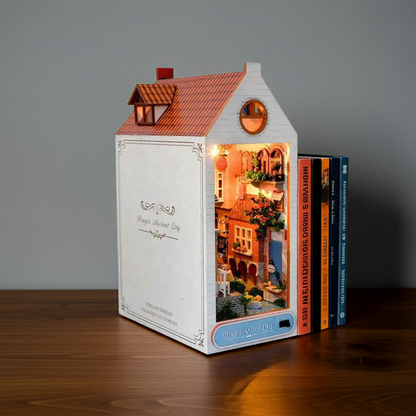 Bruges Ancient City DIY Book Nook Kit - Transport Yourself to Medieval Charm - ROCOXIA